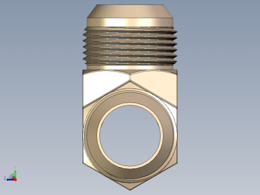 B3004542-三通管接头喇叭口右视缩略图