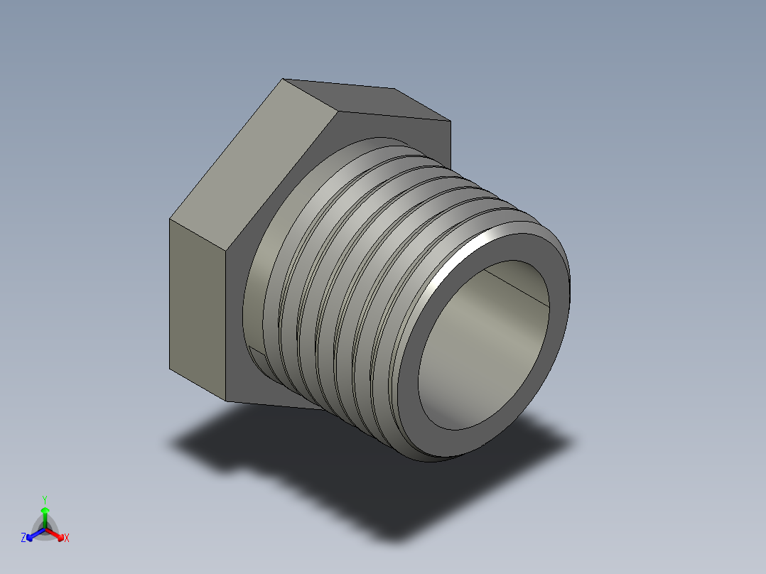 螺纹管转接头-内外丝异径 DN15-DN8