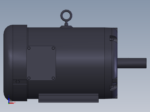 马达de 3HP-1150 rpm前视缩略图