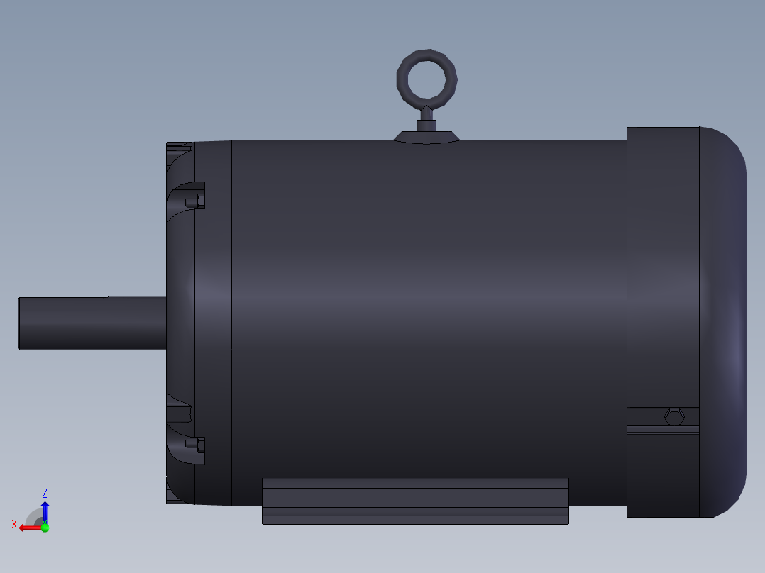 马达de 3HP-1150 rpm后视图