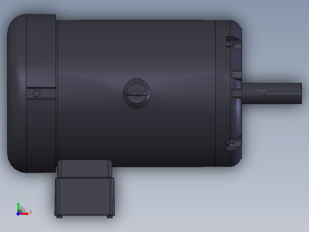 马达de 3HP-1150 rpm俯视图