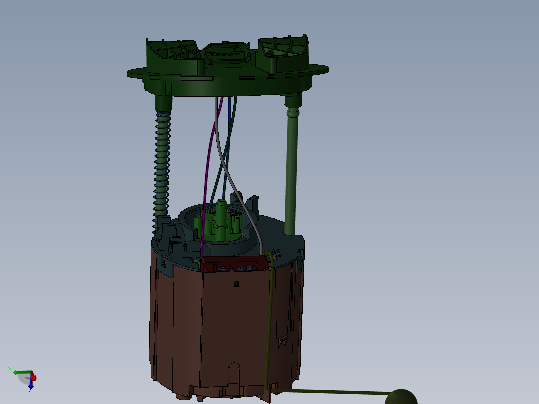 汽车燃油泵模型图