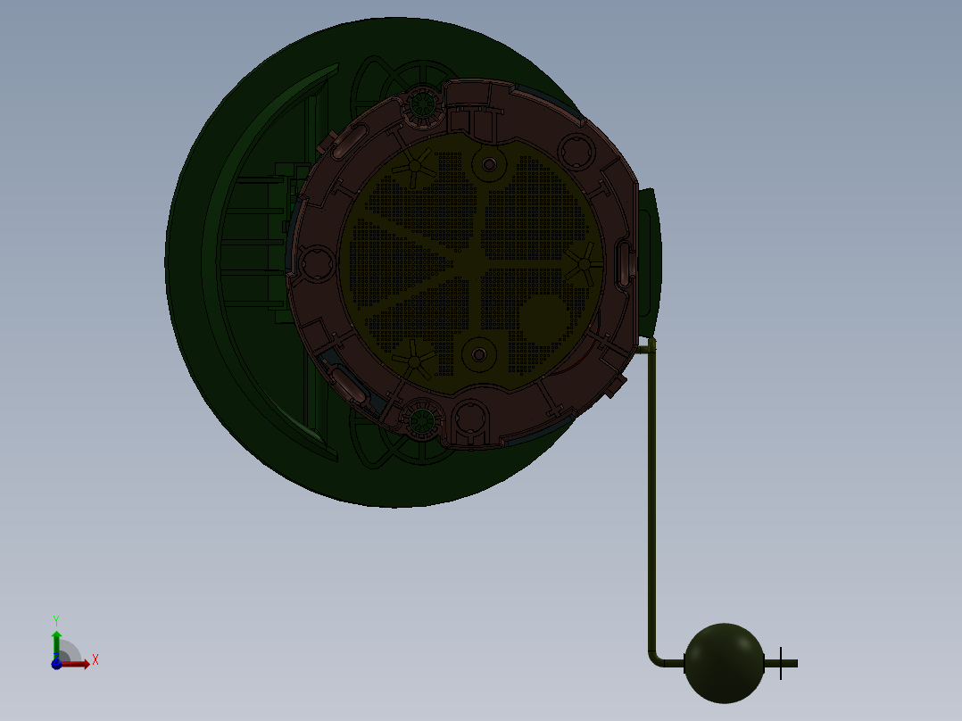汽车燃油泵模型图前视图