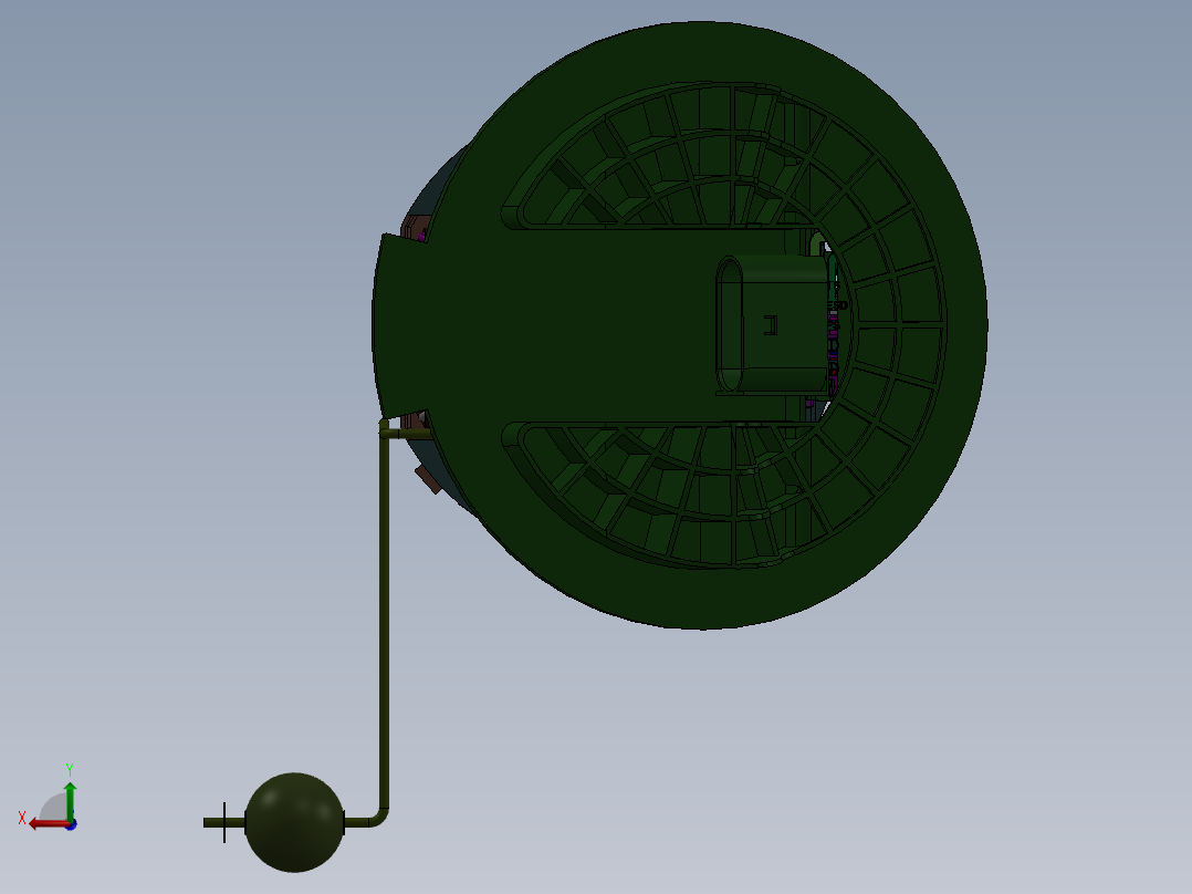 汽车燃油泵模型图后视图