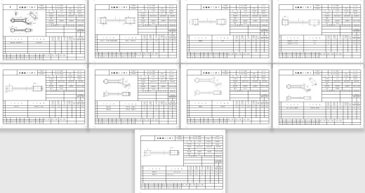 连杆的钻2-φ10.5孔夹具设计及加工工艺装备含非标6张CAD图缩略图