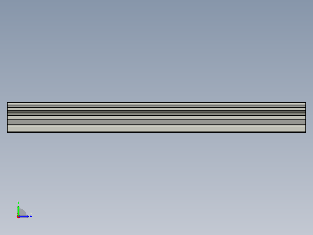 直线导轨HGR15左视图