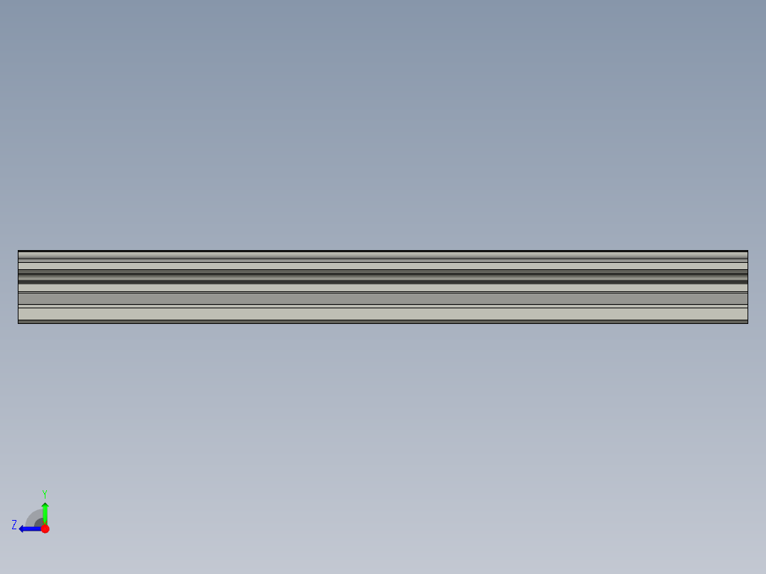 直线导轨HGR15右视图