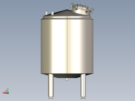 立式CIP储罐(1000L、2000L)后视缩略图