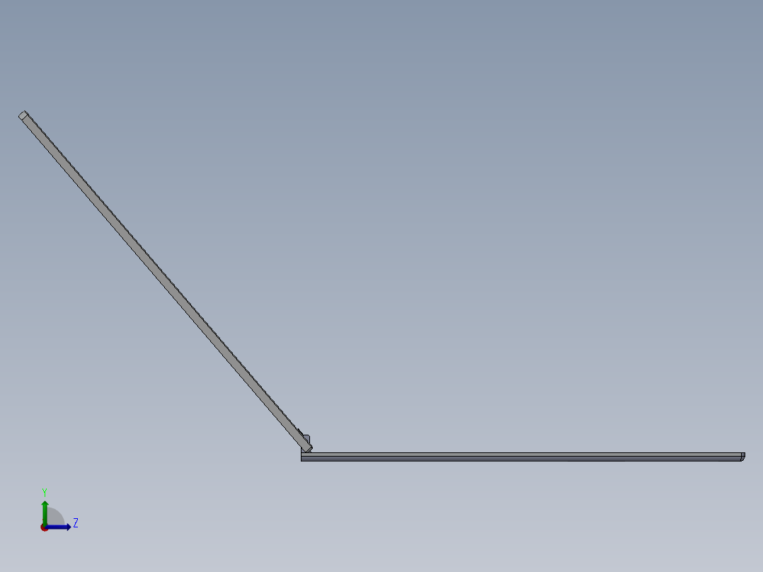 笔记本电脑1097左视图