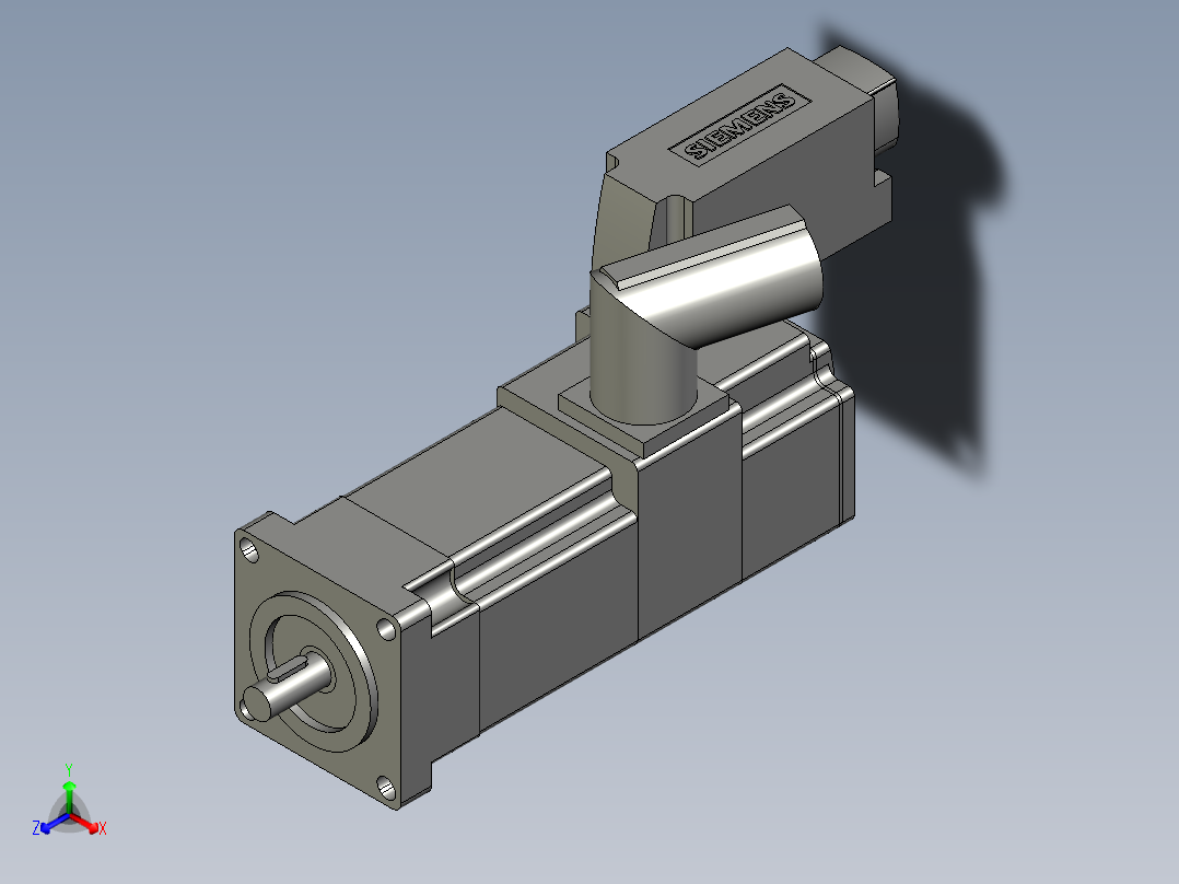 1FK7022-5AK71-1PA3正等轴测图