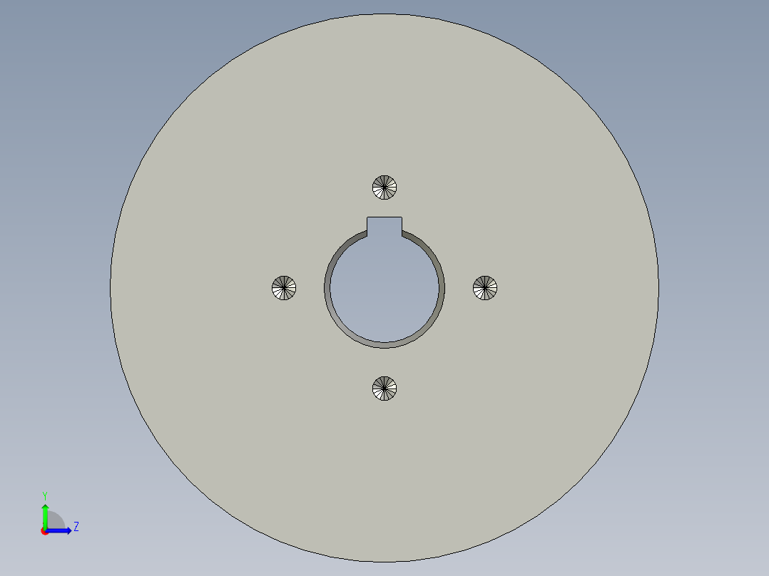 小带轮A90A左视图