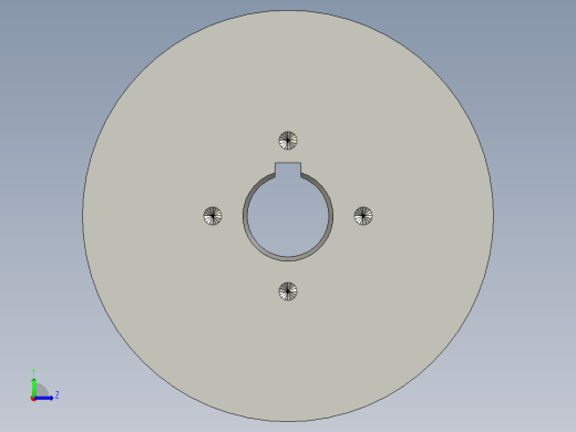 小带轮A90A左视缩略图