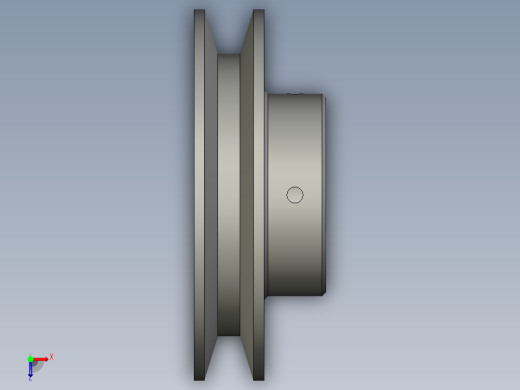 小带轮A90A俯视缩略图