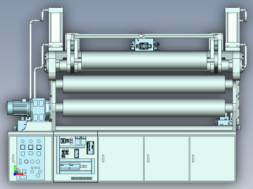 板料向前输送设备（针对钢板卷料）前视缩略图