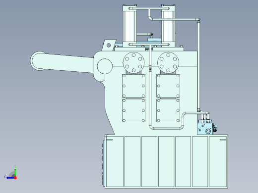 板料向前输送设备（针对钢板卷料）右视缩略图