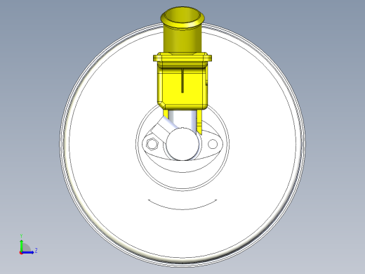 YN5助力器总成左视缩略图