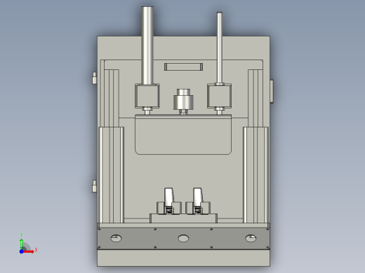 卡簧自动装配机构前视缩略图