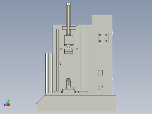 卡簧自动装配机构右视缩略图