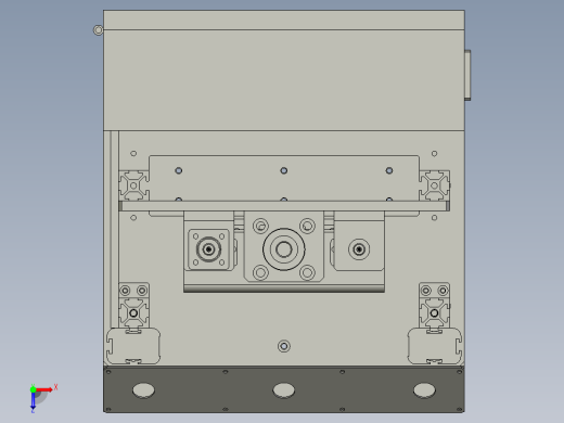 卡簧自动装配机构俯视缩略图