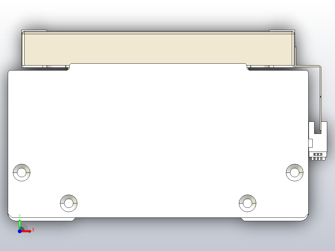 滚珠丝杠直线轴带导轨全封闭TPA-HCR-220D-3210C-L650-M-Y-P1K-N3前视图