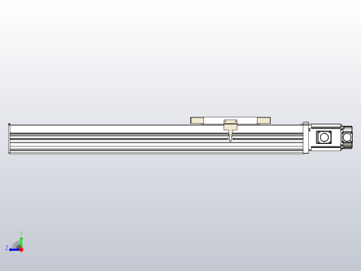 滚珠丝杠直线轴带导轨全封闭TPA-HCR-220D-3210C-L650-M-Y-P1K-N3右视缩略图
