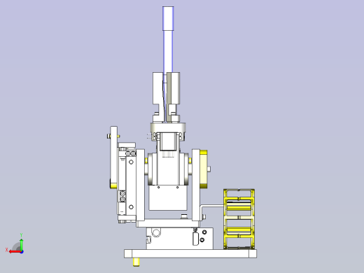 一种反转、自转夹具3D图纸后视缩略图