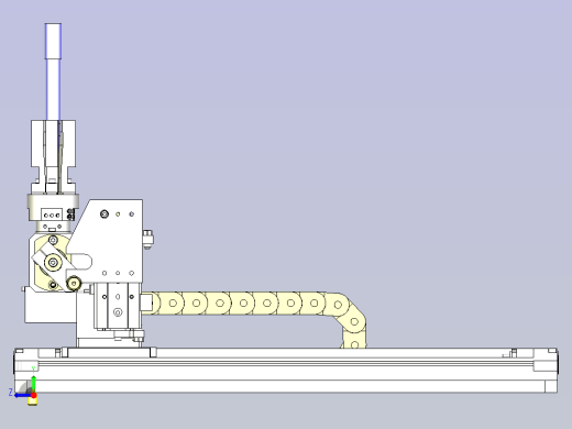一种反转、自转夹具3D图纸右视缩略图