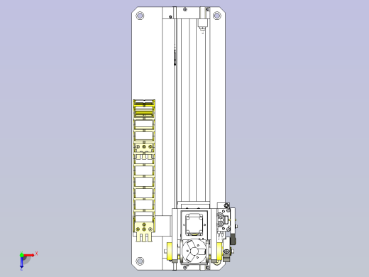 一种反转、自转夹具3D图纸俯视缩略图