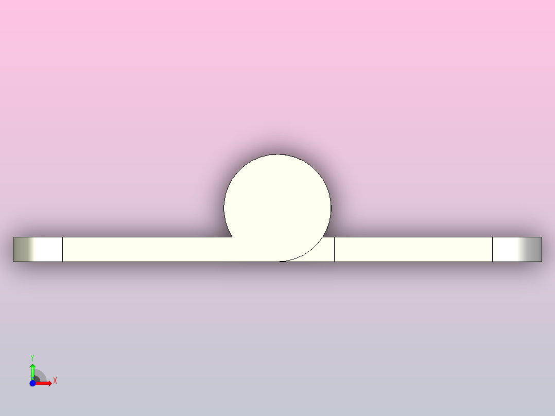 A系列螺钉安装型弹簧合页[PDASA-38]前视图