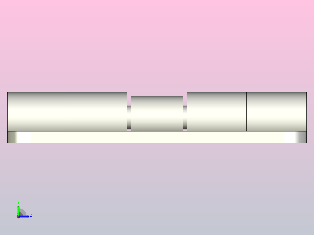 A系列螺钉安装型弹簧合页[PDASA-38]左视图