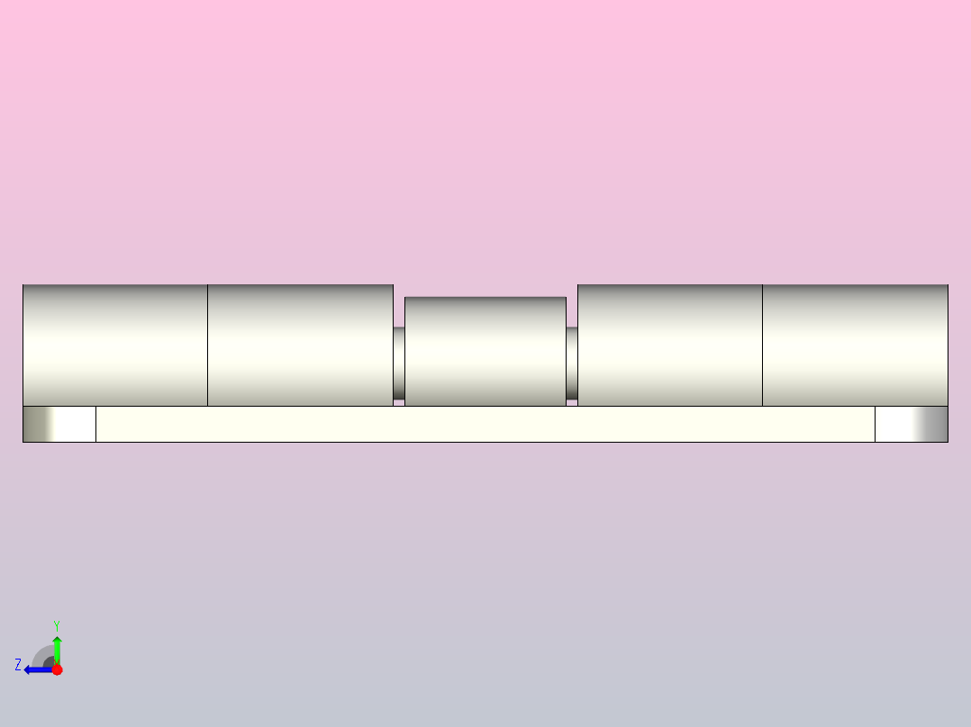 A系列螺钉安装型弹簧合页[PDASA-38]右视图