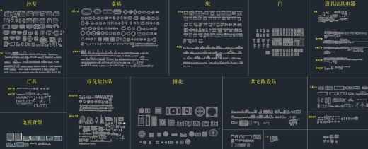 史上最全的CAD图库缩略图