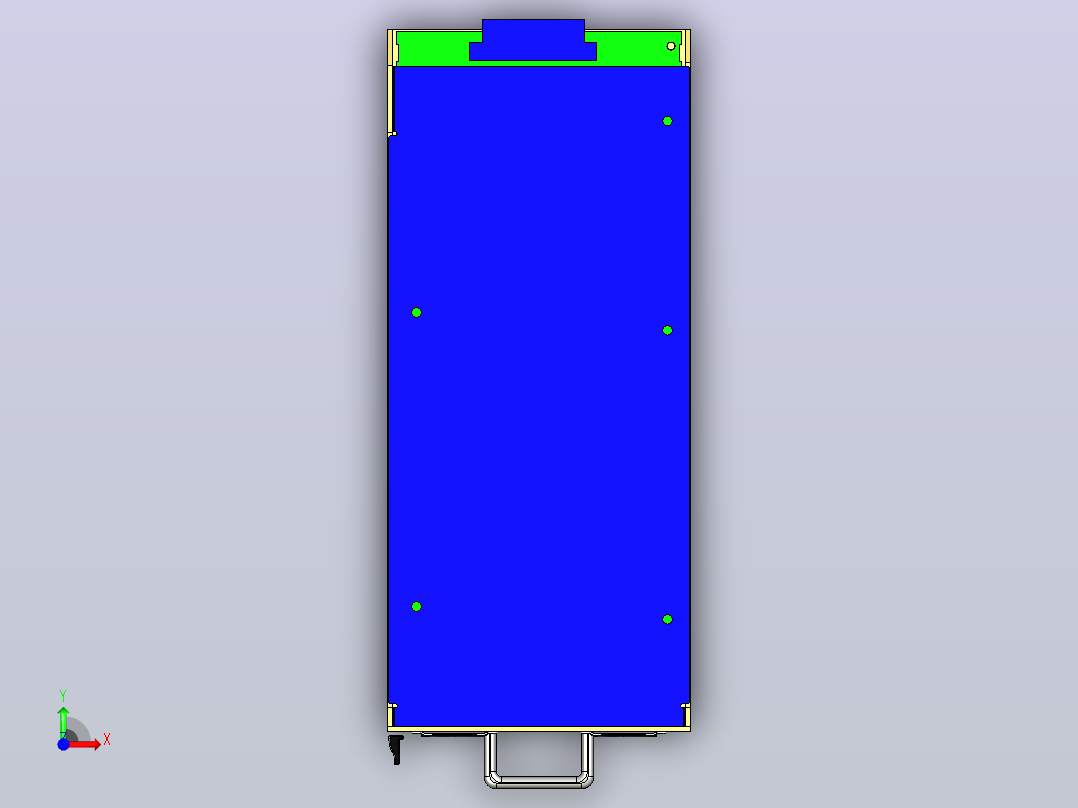RCP-1000-3D反射板型传感器 ML100-55前视图