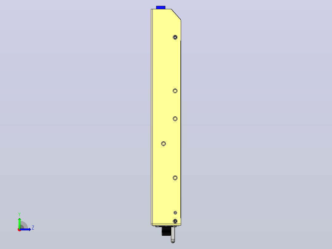 RCP-1000-3D反射板型传感器 ML100-55左视图