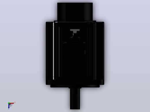 台达电机 ECMA-K11310FS（1000w增量型中高惯量有刹车）俯视缩略图
