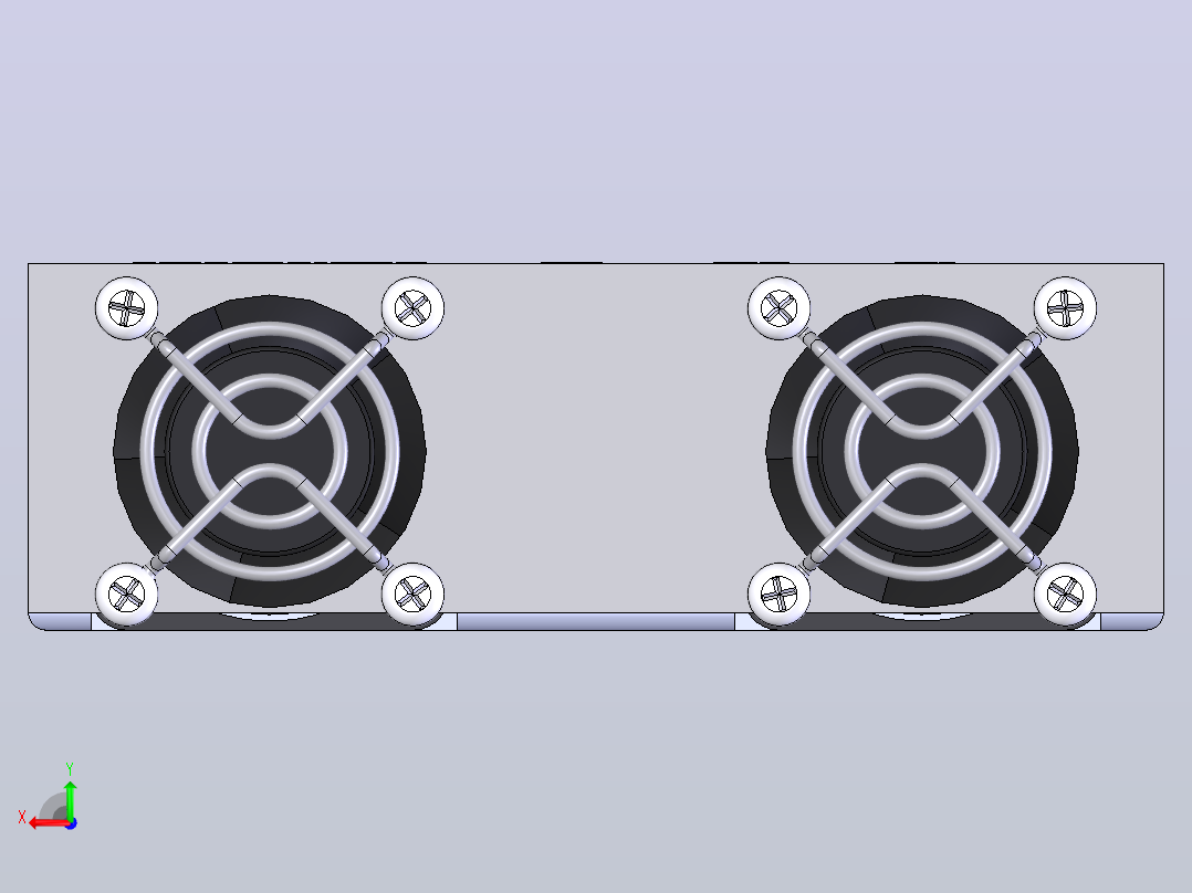 RSP-2000-48 Meanwell电源后视图