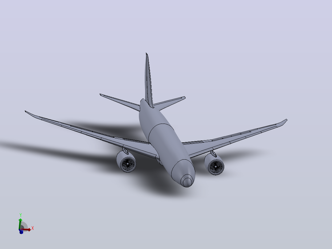 土耳其航空公司波音787-800型号主视图