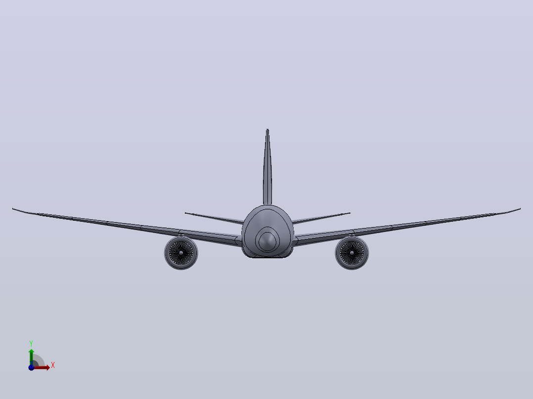 土耳其航空公司波音787-800型号前视图