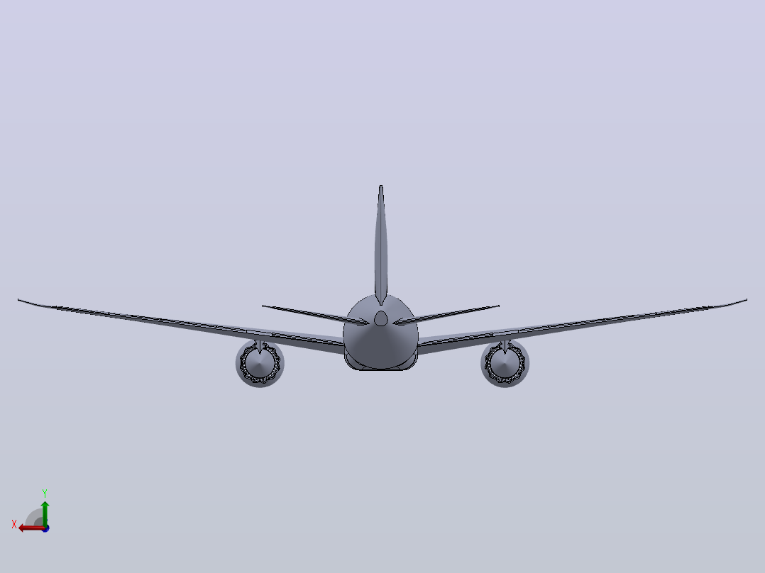 土耳其航空公司波音787-800型号后视图