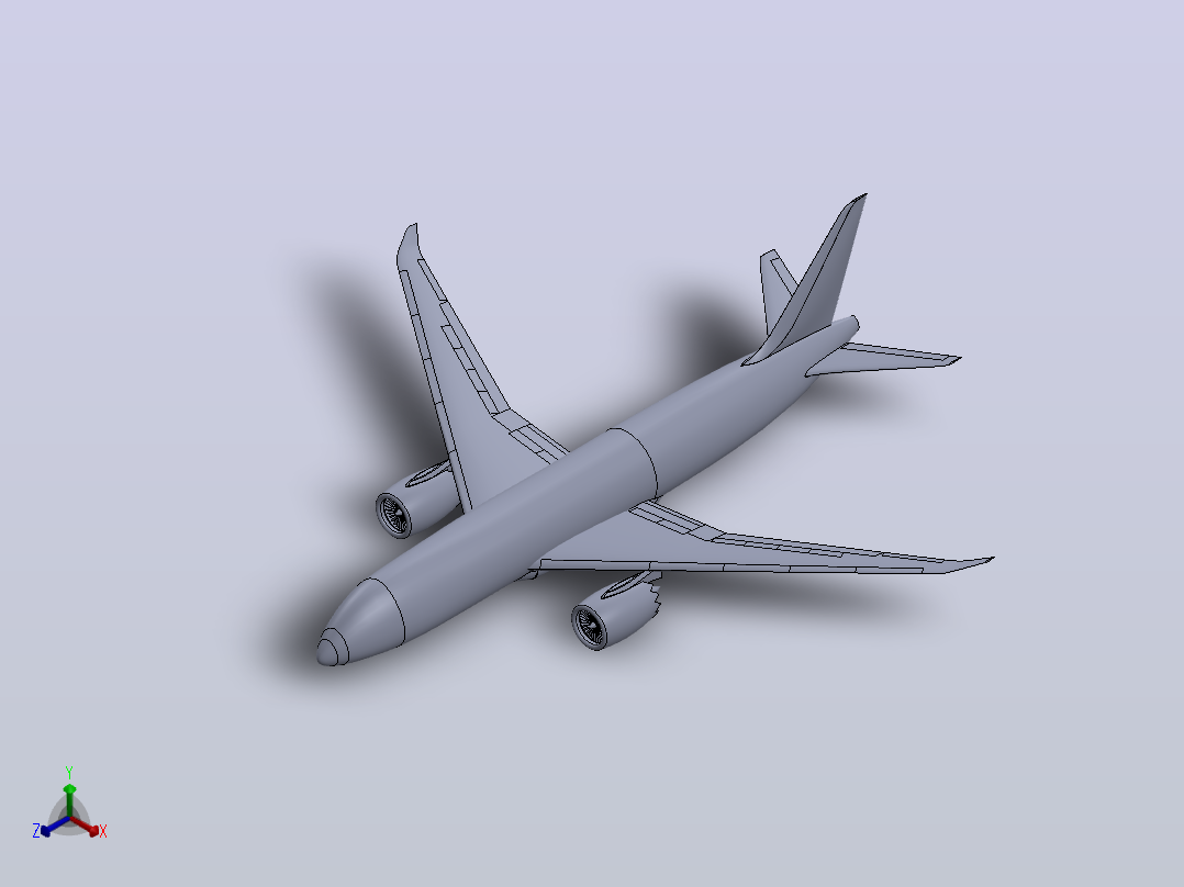 土耳其航空公司波音787-800型号正等轴测图