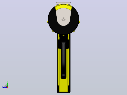 solidworks气动压胶枪右视缩略图
