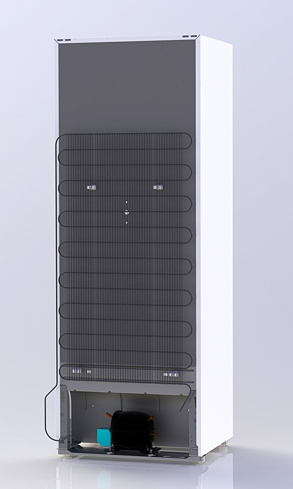 上下门冰箱造型3D图纸 x_t STEP格式