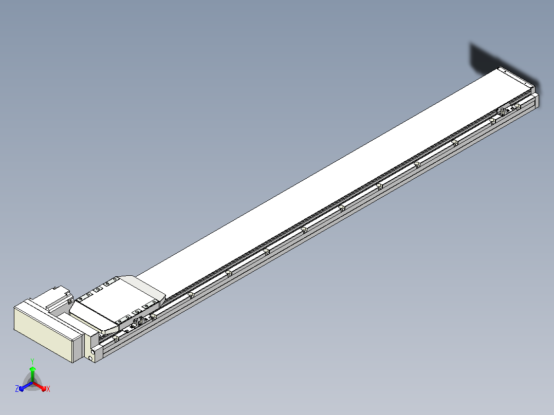 滚珠丝杠直线轴内置导轨TPA-GCR-170-2510C-L1450-MR-M75-N3主视图