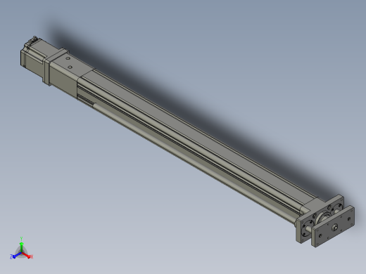 伺服电缸SOE63-L10-C-S750-D-FG-P75-D3正等轴测缩略图