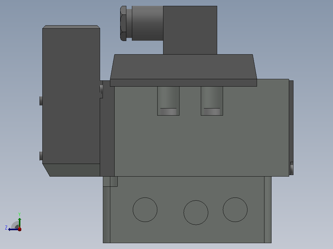 VFS5110-E-D-06电磁阀[VFS5110-E-D-06]右视图