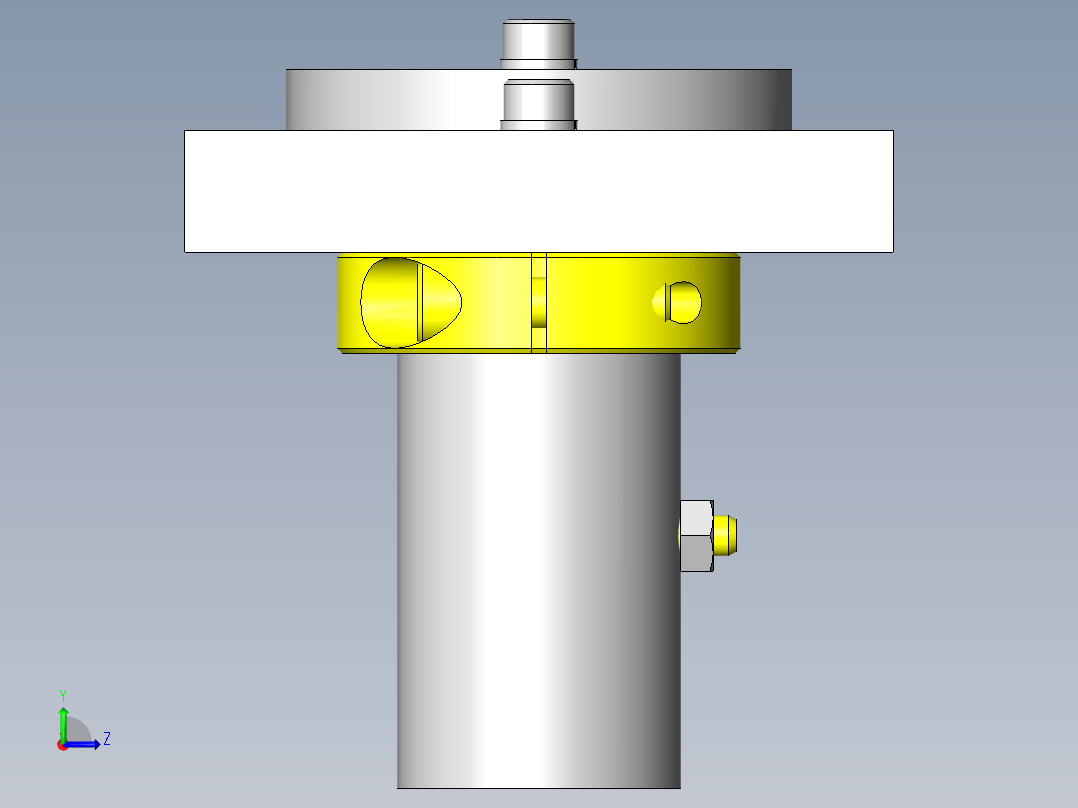 接合用定心夹具左视图