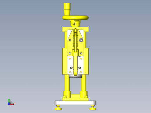 瓶盖插入夹具前视缩略图