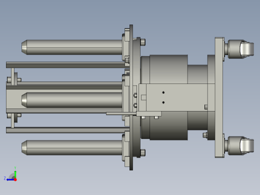 电机转子冲片取料分度盘右视缩略图