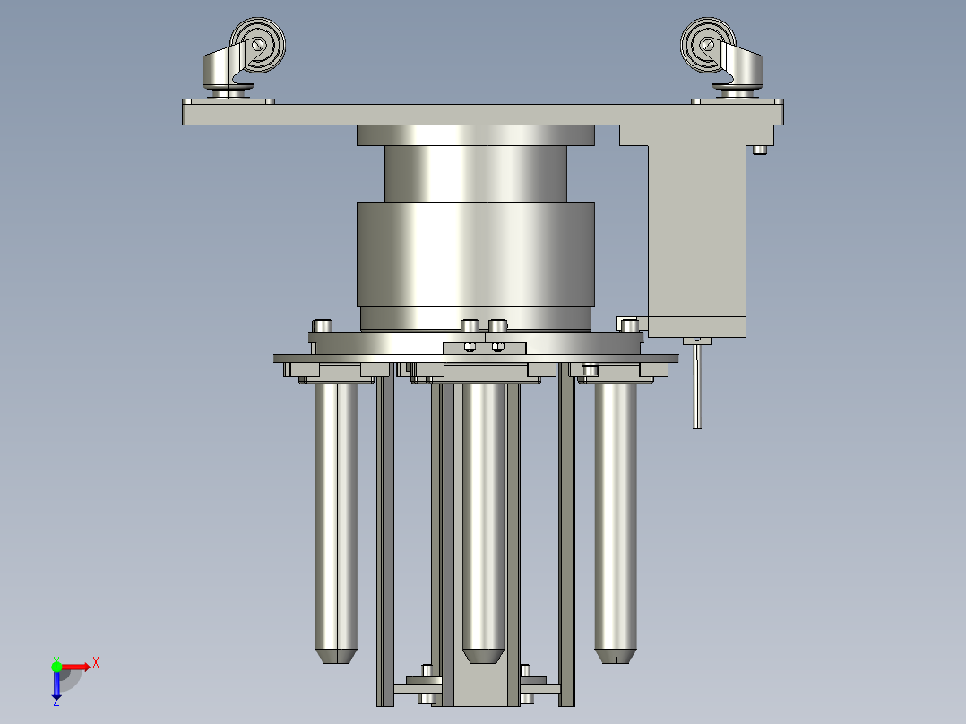 电机转子冲片取料分度盘俯视图