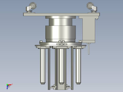 电机转子冲片取料分度盘俯视缩略图
